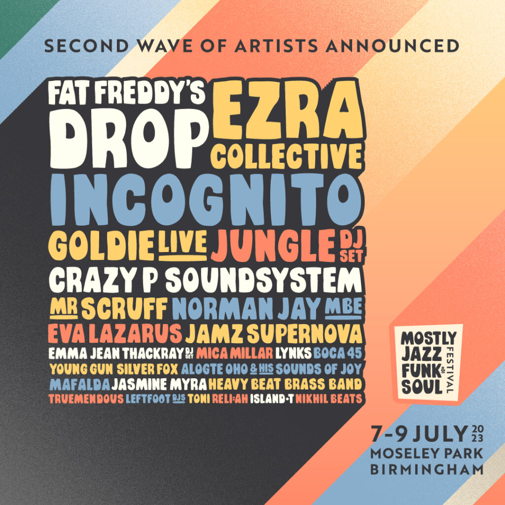 NEWS: Mostly Jazz Funk & Soul Festival 2023 reveals more acts 23 MostlyJazz Line up 2023 grid