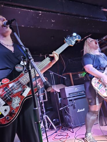 Ukranian hardcore punk band Death Pill onstage