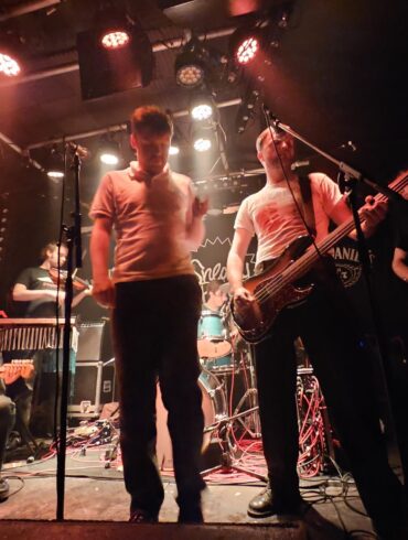 Hotel Lux playing in Sneaky Petes in Edinburgh
