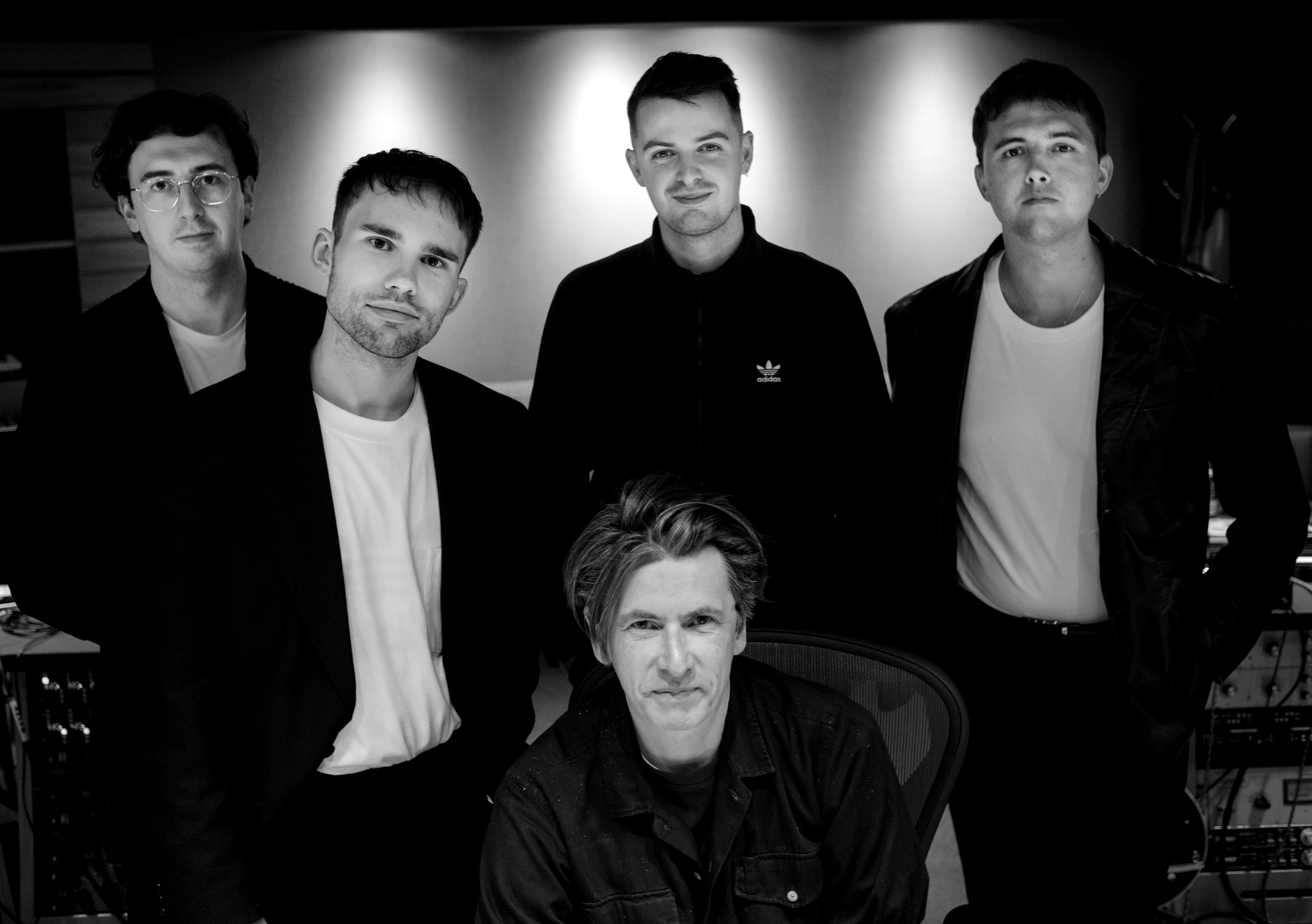 The band The Clockworks with Bernard Butler