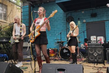 The band Coach Party at Lazarus Brewery at Austin, Texas during SXSW