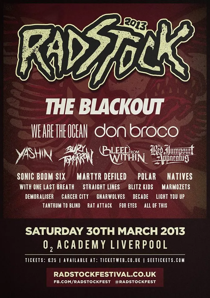 Don Broco, Bury Tomorrow, POLAR & More Announced For Radstock 2013
