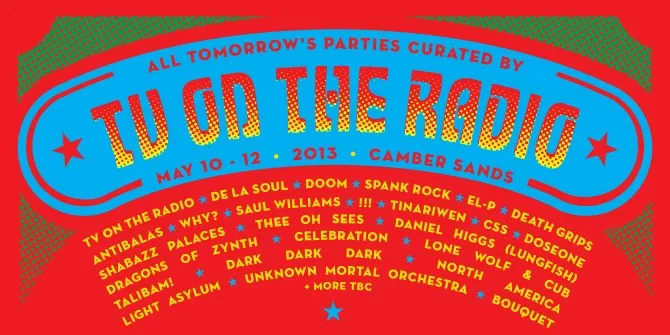 Death Grips, Why?, Steve Reich & Robyn Hitchcock added to ATP weekenders headlined by TV On The Radio & Deerhunter 26 Death Grips, Why?, Steve Reich & Robyn Hitchcock added to ATP weekenders headlined by TV On The Radio & Deerhunter