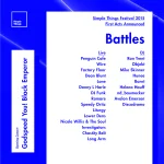 NEWS: Simple Things festival first line-up announcement 28 NEWS: Simple Things festival first line-up announcement