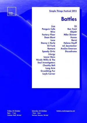 NEWS:  Simple Things Festival add to their 2015 line-up