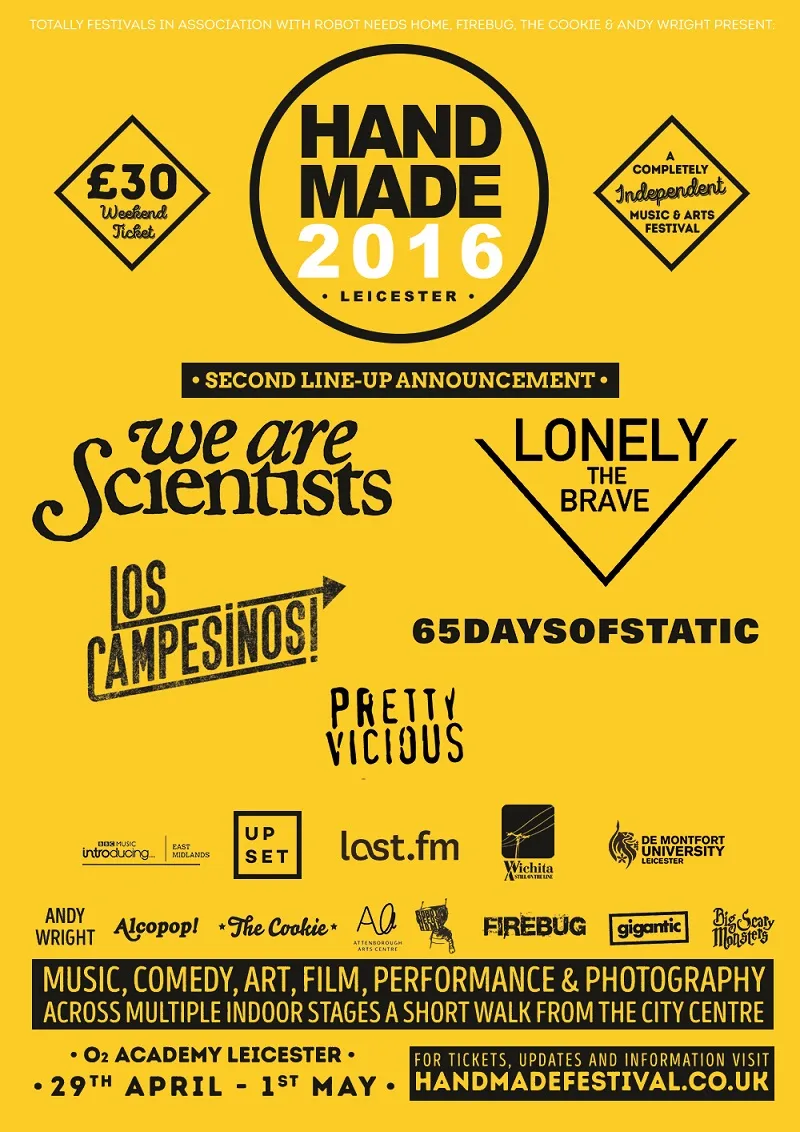 NEWS: Handmade 2016 line up and festival partner update 31 NEWS: Handmade 2016 line up and festival partner update