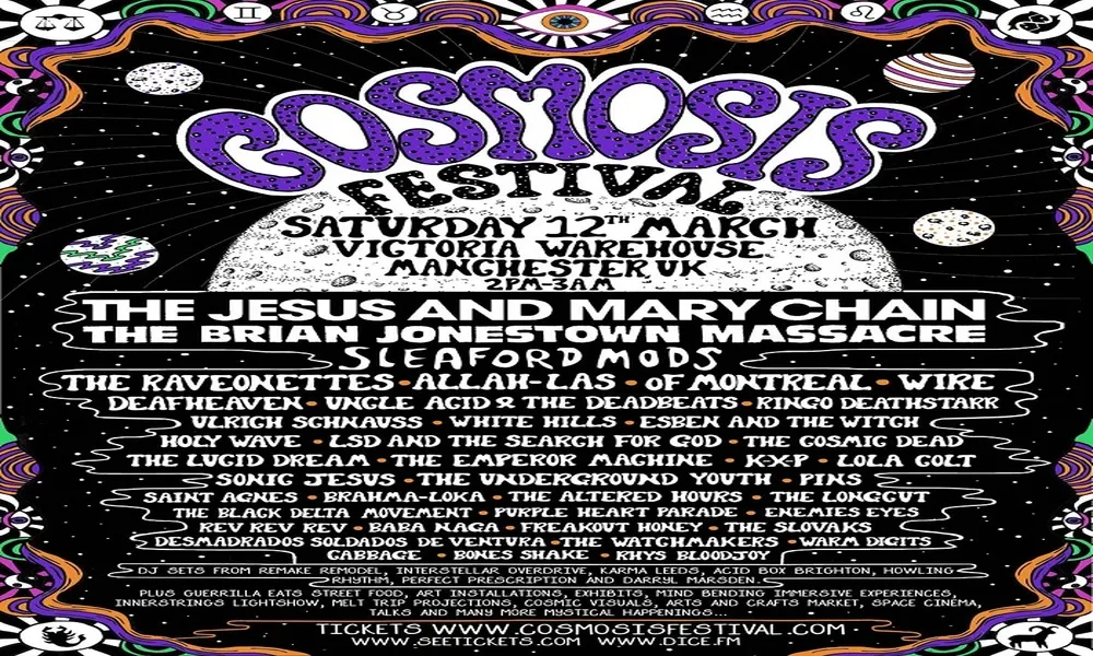 PREVIEW: Cosmosis Festival, Manchester, 12th March 2016