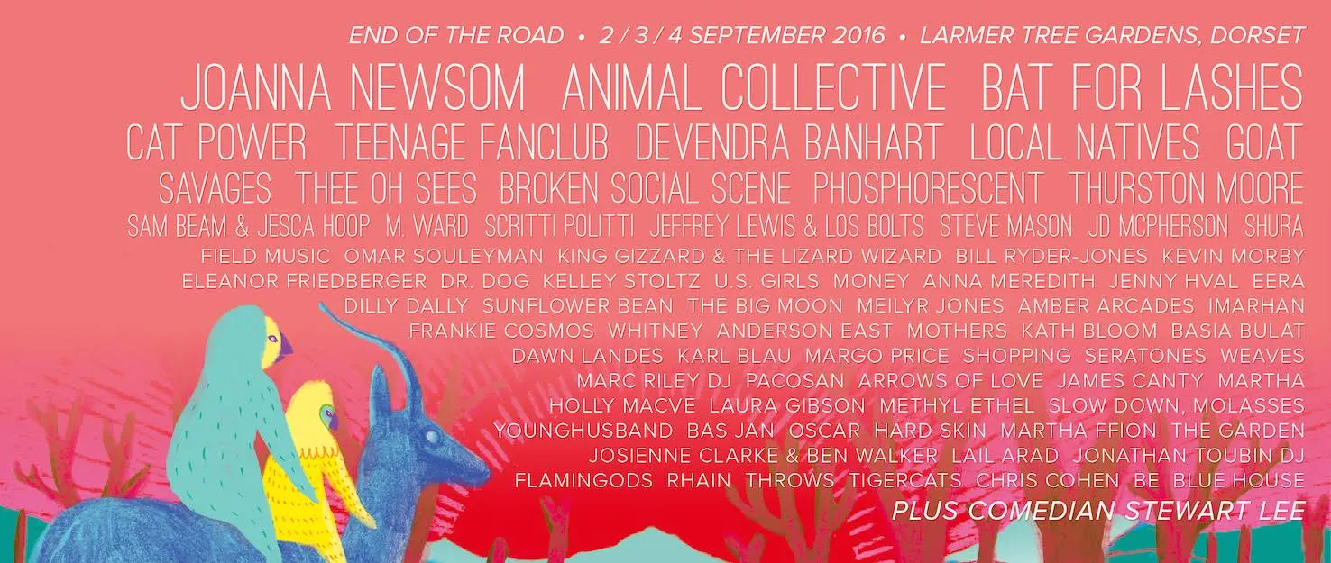 NEWS:  Teenage Fanclub, Anna Meredith and Jenny Hval join End of the Road 2016