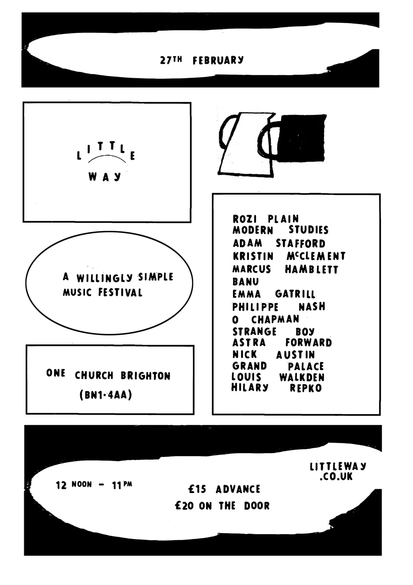 Little Way Festival - Brighton, 27th February 2016