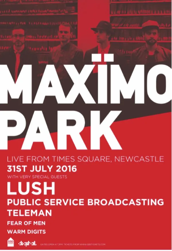PREVIEW: Maximo Park to headline huge all-day event in Newcastle
