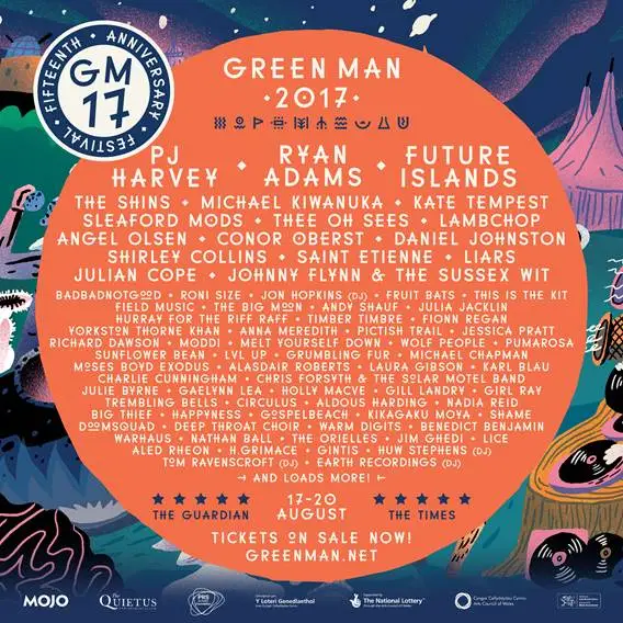NEWS: Over 40 new acts added to Green Man 2017 anniversary line up 23 NEWS: Over 40 new acts added to Green Man 2017 anniversary line up