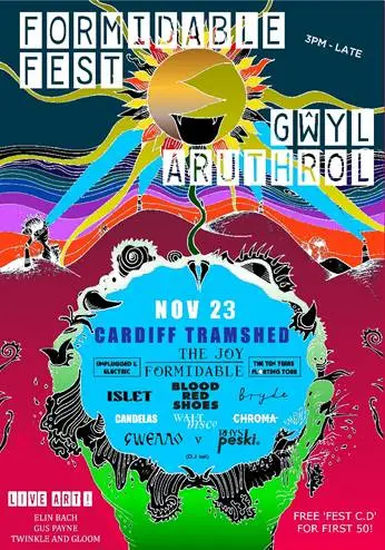 NEWS: Islet, Bryde, Chroma and Gwenno(DJ set) added to Formidable Fest 45 NEWS: Islet, Bryde, Chroma and Gwenno(DJ set) added to Formidable Fest