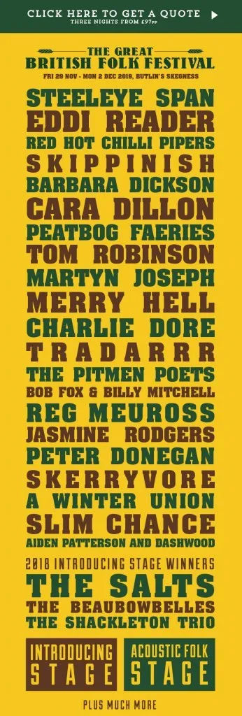 PREVIEW: The Great British Folk Festival 2019