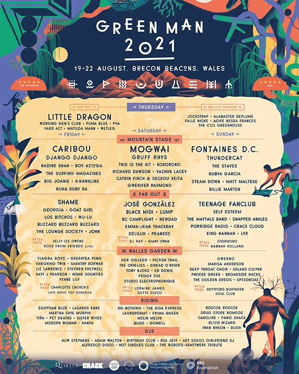 NEWS: Green Man 2021 is to go ahead!