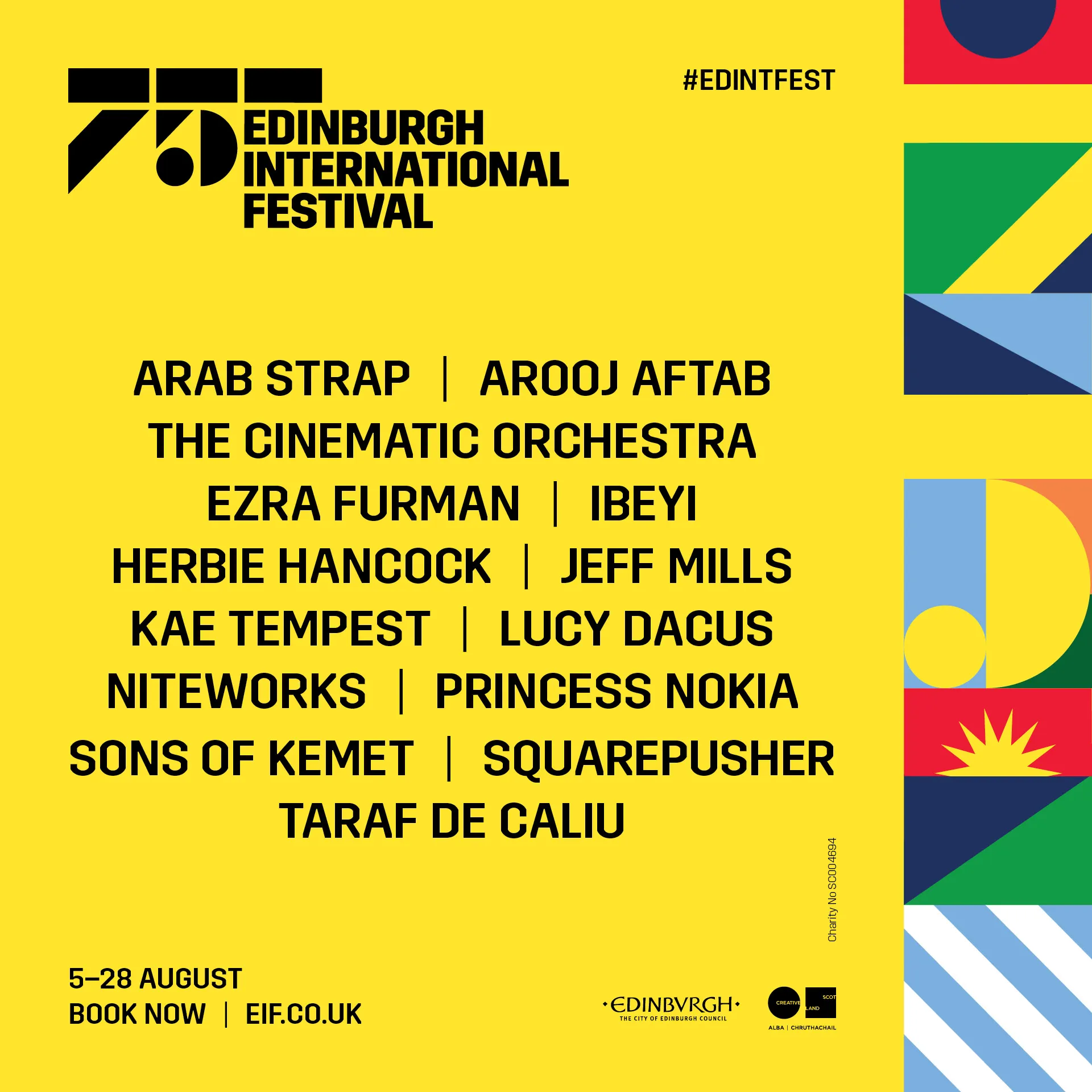 NEWS: Edinburgh International Festival unveils its 75th anniversary programme 23 NEWS: Edinburgh International Festival unveils its 75th anniversary programme