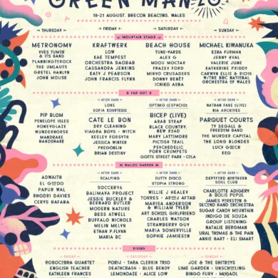 NEWS: Green Man Festival announces day splits and new artists for sold out 20th Anniversary festival 30 NEWS: Green Man Festival announces day splits and new artists for sold out 20th Anniversary festival