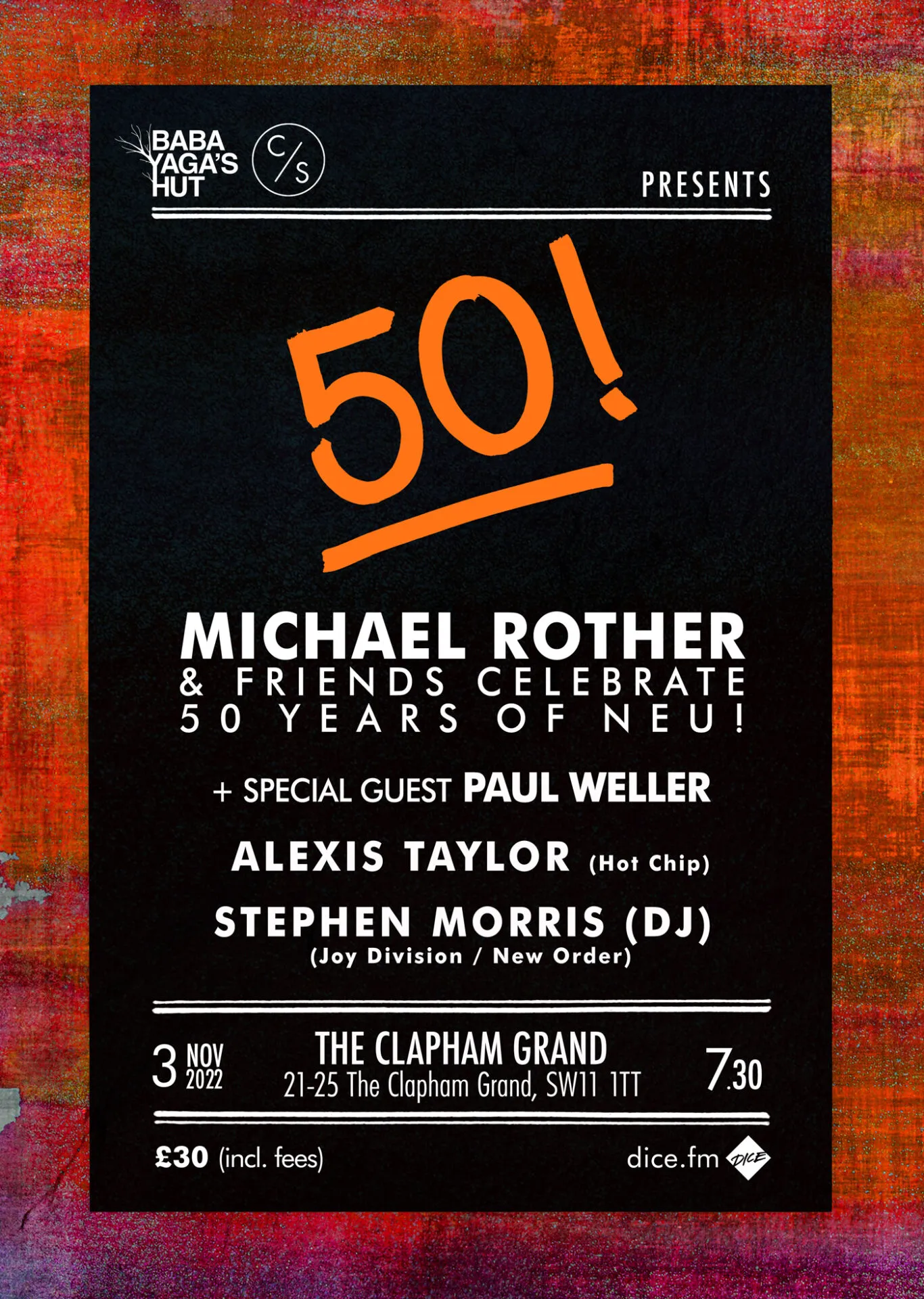 NEWS: Michael Rother celebrates 50 Years of Neu! with biggest ever London headline show joined by New Order’s Stephen Morris, Hot Chip’s Alexis Taylor, and Paul Weller. 22 NEWS: Michael Rother celebrates 50 Years of Neu! with biggest ever London headline show joined by New Order’s Stephen Morris, Hot Chip’s Alexis Taylor, and Paul Weller.