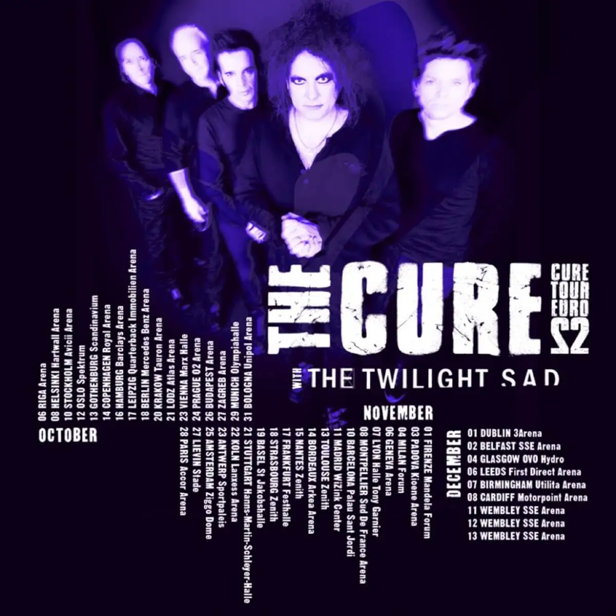 LIVE: The Cure / Twilight Sad - OVO Hydro, Glasgow, 04/12/2022 22 LIVE: The Cure / Twilight Sad - OVO Hydro, Glasgow, 04/12/2022