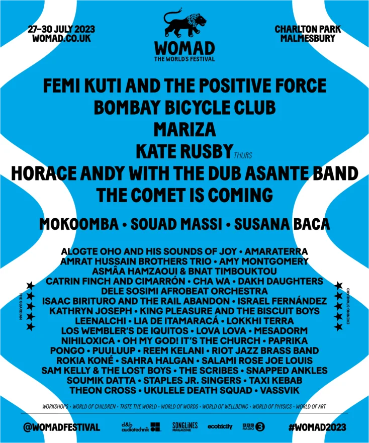 NEWS: first line-up announcement for WOMAD 22 NEWS: first line-up announcement for WOMAD
