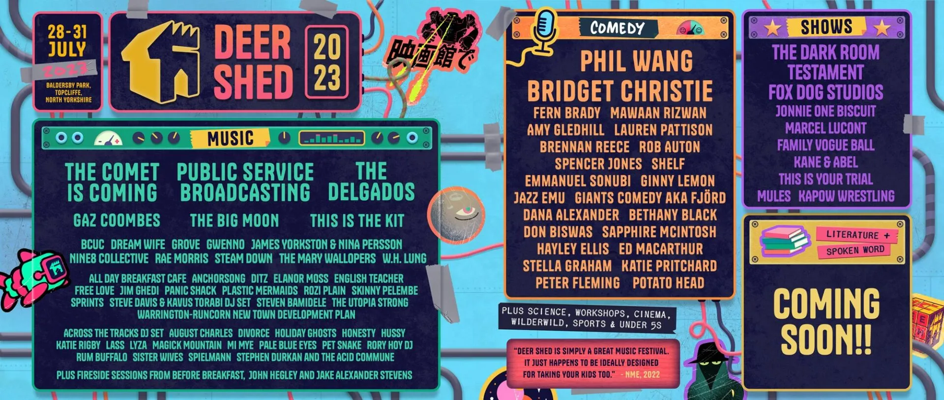 NEWS: more music for Deer Shed 2023 22 NEWS: more music for Deer Shed 2023