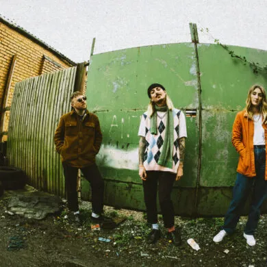 The three members of the band Snake Eyes