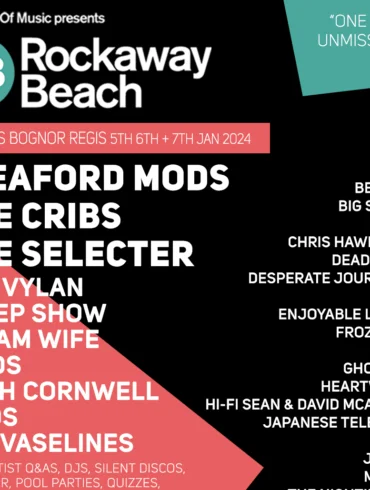 NEWS: Rockaway Beach Festival announces Second Wave of artists- The Cribs join Sleaford Mods and The Selector as headliners 29 RB JUNE ADDITIONS SQUARE e1688063465317