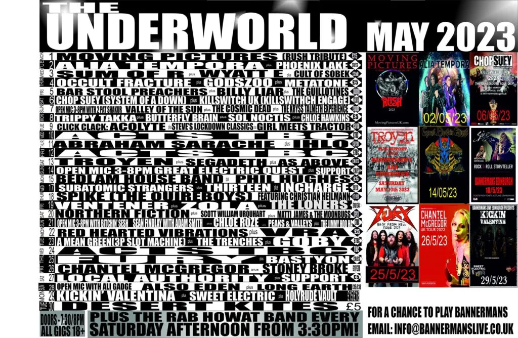 20 at 20: Scottish Independent Music Venues 25 Bannermas venue in Edinburgh