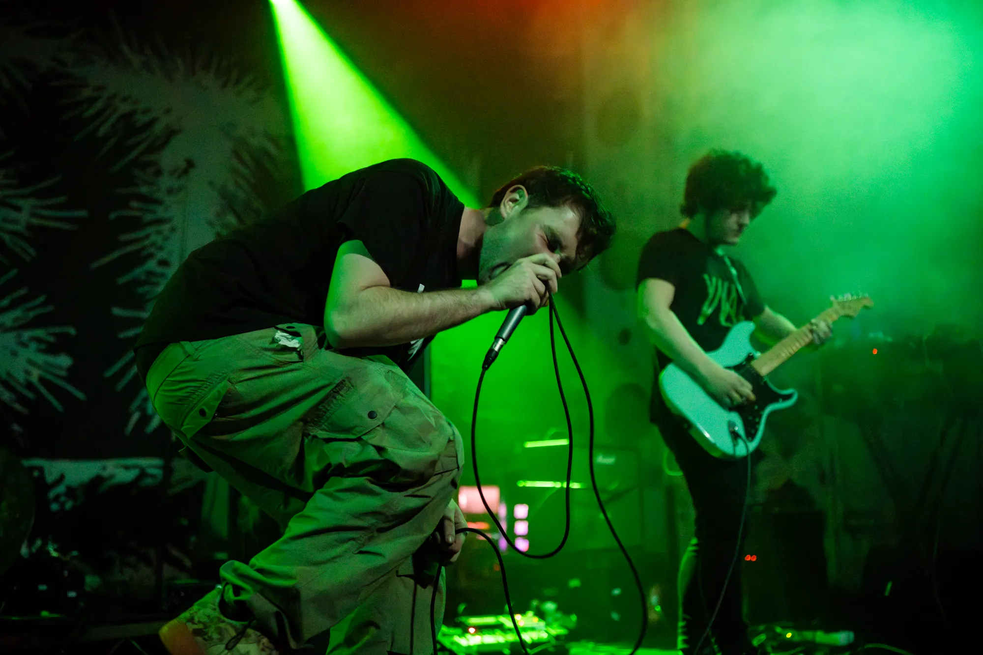 The band Enola Gay onstage