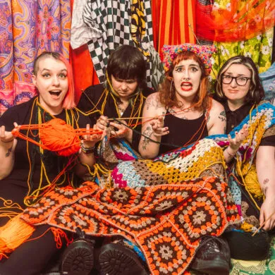 The four members of the band Problem Patterns