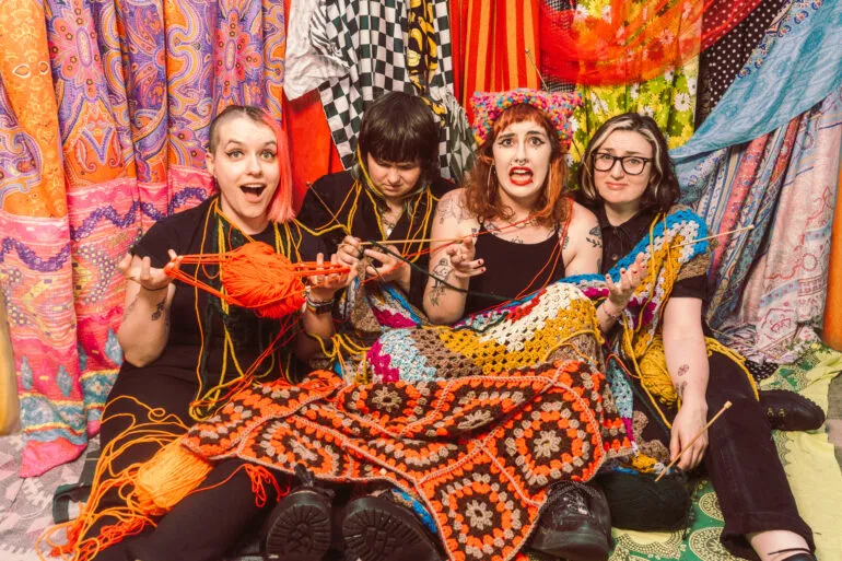 The four members of the band Problem Patterns