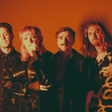 The four band members of Sprints