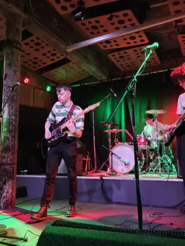 Irish band Scattered Ashes onstage at Stereo in Glasgow