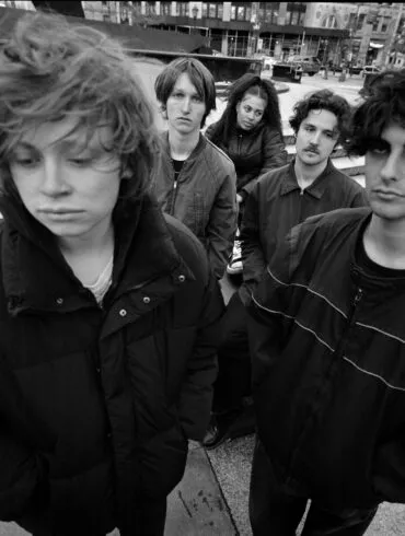 NEWS: Been Stellar announce debut album, release new single 'Passing Judgement' and confirm European live dates. 26 Black and white photo of the five members of the band Been Stellar
