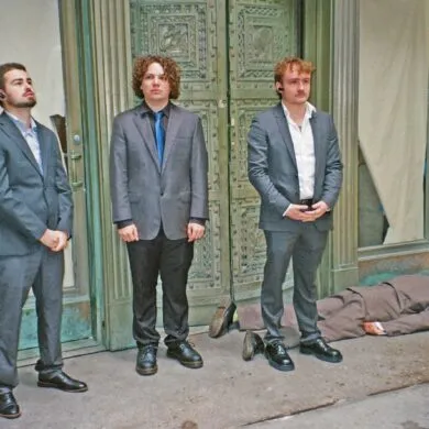 The four band members of Lip Critic