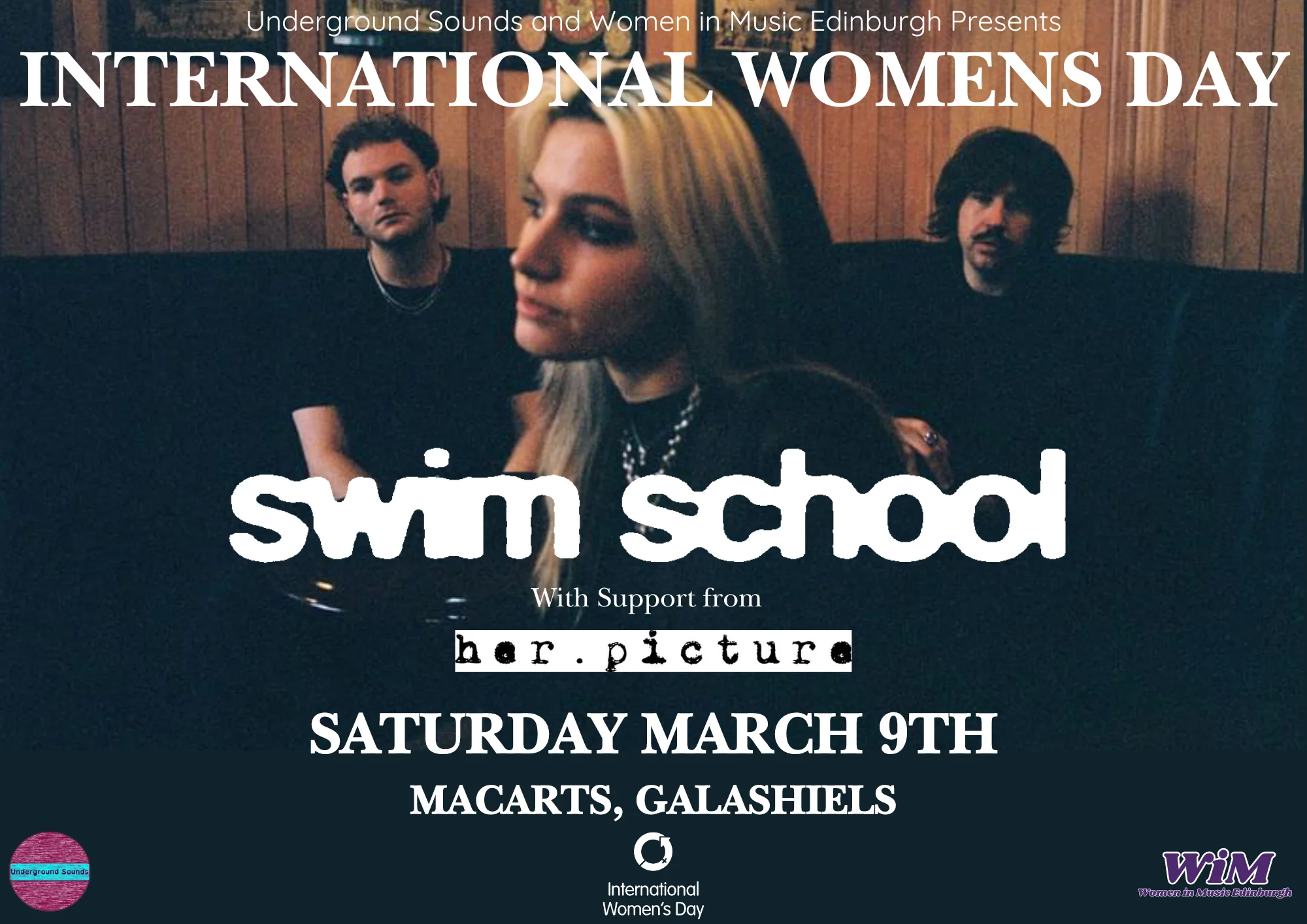 NEWS: International Women's Day At MacArts in Galashiels 22 Swim School at MacArts for International Women's Day