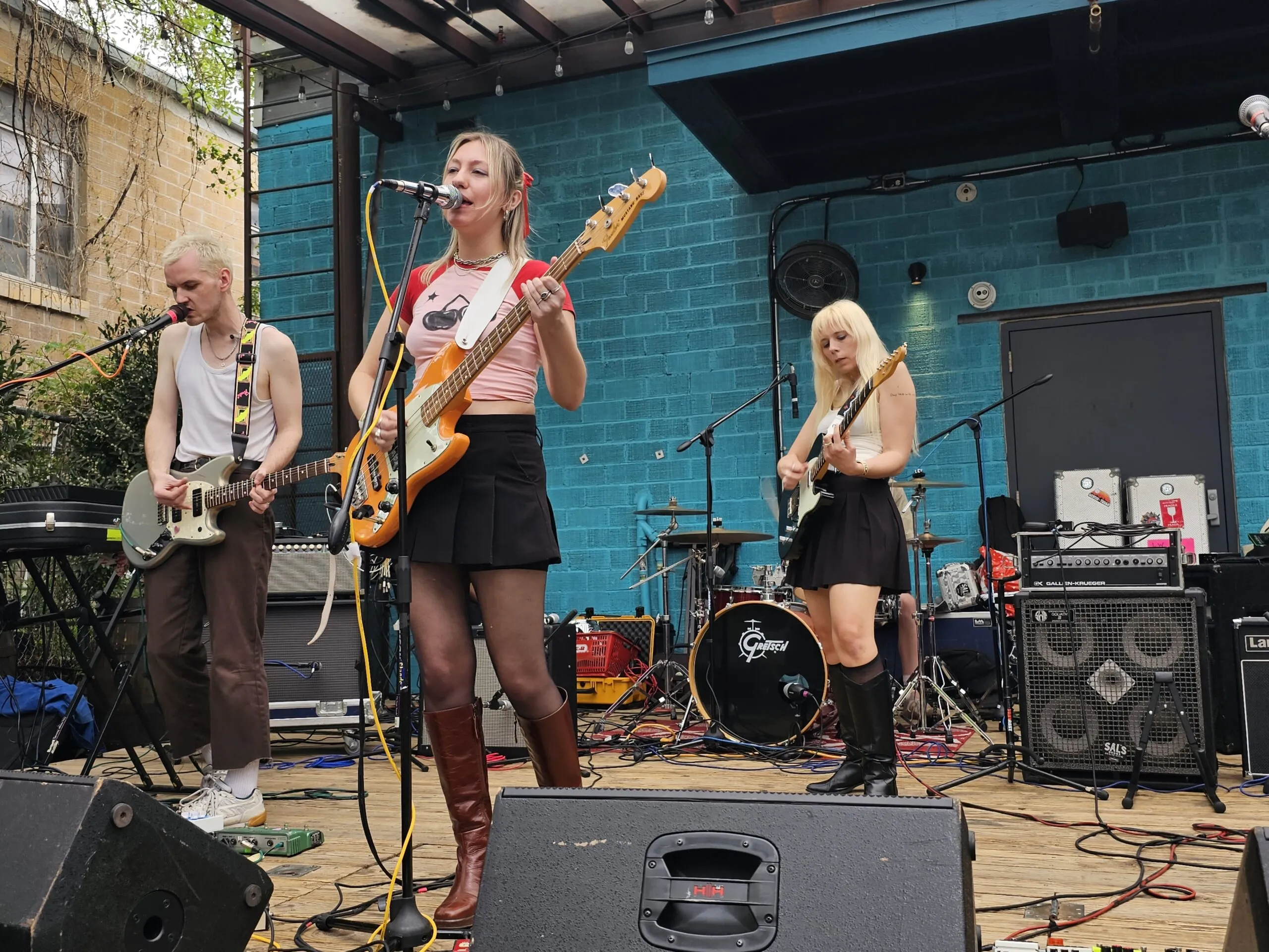SXSW: The Flip Side, Part 2 - Music for Listeners at Lazarus Brewery 22 The band Coach Party at Lazarus Brewery at Austin, Texas during SXSW