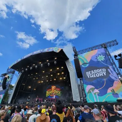 The main stage at Bearded Theory festival 2024