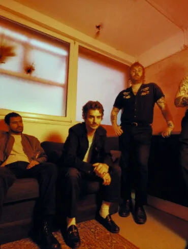 The four members of the band Crows