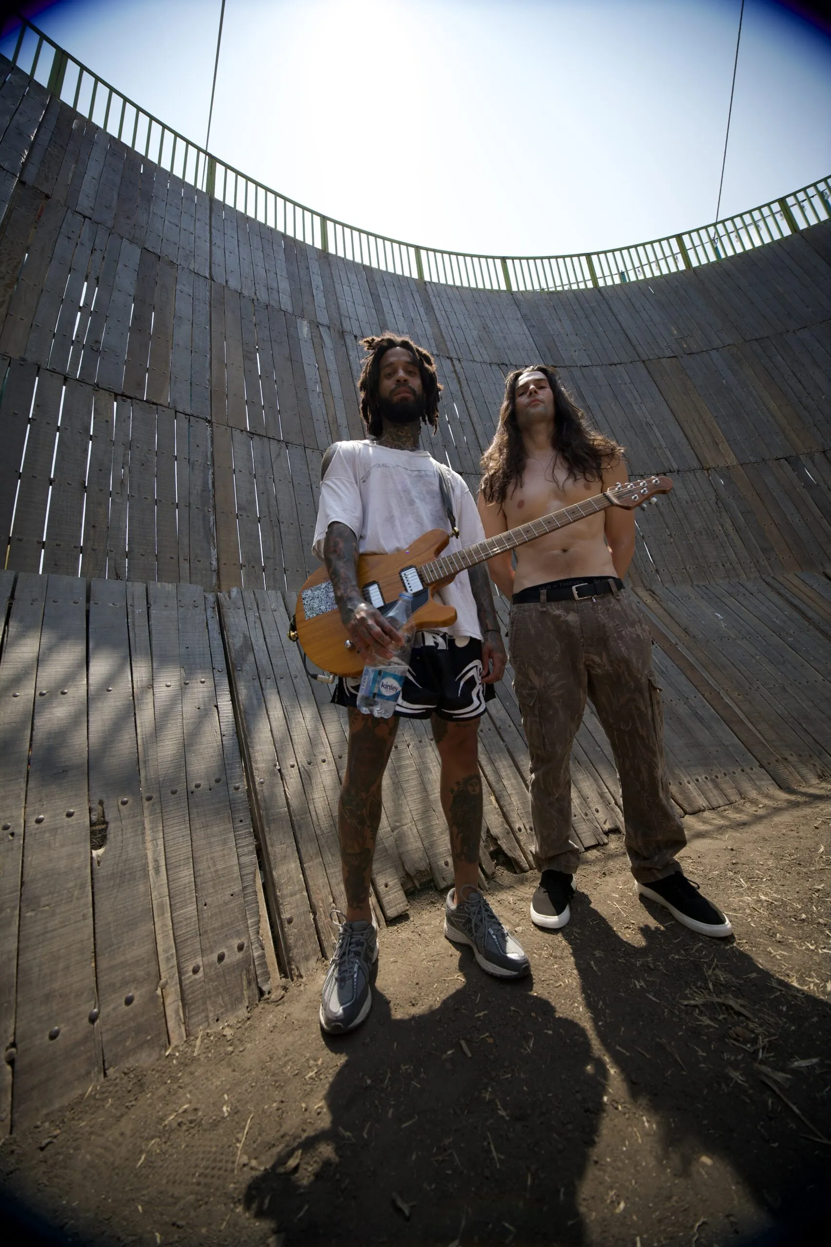 The two members of the band House of Protection