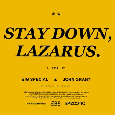 Stay Down, Lazarus single artwork