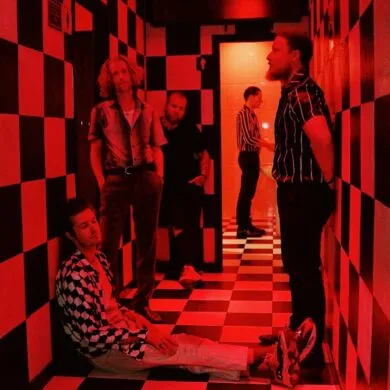 The five members of the band Avalanche Party