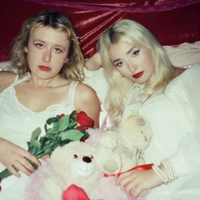 NEWS: Lambrini Girls release new single 'Love' and add instore shows to extensive 2025 tour 24 The two members of the band Lambrini Girls