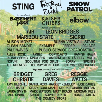 Latitude line-up poster