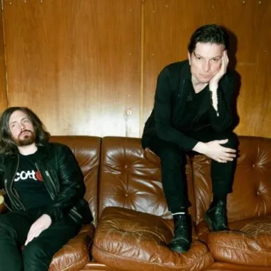 The two members of the band Benefits