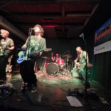 Bakers Eddy onstage at SXSW