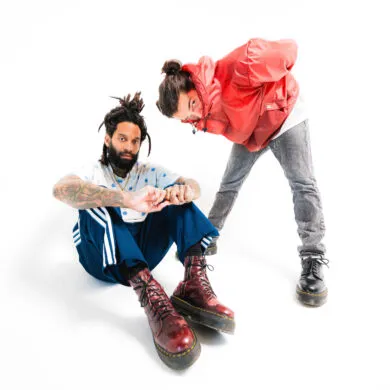 The two members of the band House of Protection