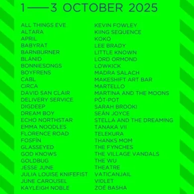 Ireland Music Week poster