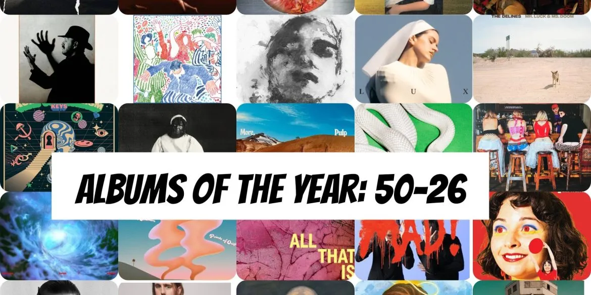 Albums of the year 2025: 50-26 27 Collage 2025 12 12 16 03 11