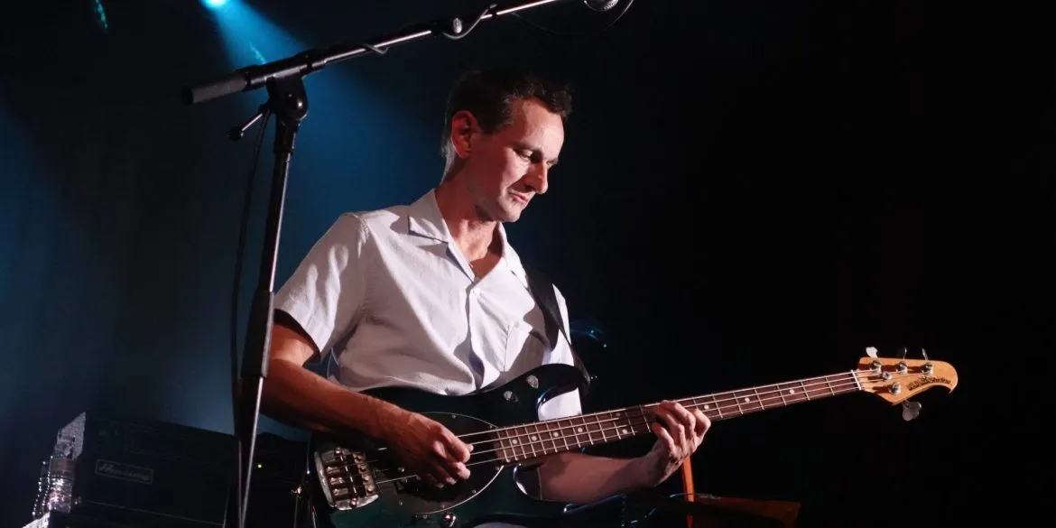 Jim Glennie of James : "the split helped us grow up - stronger, wiser, older". 22 dsc03810